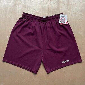 Vintage 2000's Texas A&M University Maroon Shorts / Size Men's Large